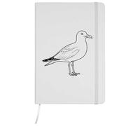 Azeeda A5 'Herring Gull' White Hardcover Ruled Notebook (NB00089719)