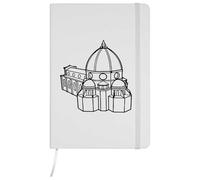 Azeeda A5 'Historical Dome Of Florence Cathedral' White Hardcover Ruled Notebook (NB00092309)