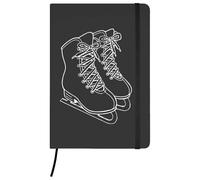 Azeeda A5 'Ice Skates' Black Hardcover Ruled Notebook (NB00092938)