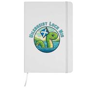 Azeeda A5 'Loch Ness Monster' White Hardcover Ruled Notebook (NB00083470)