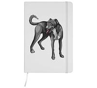 Azeeda A5 'Lurcher' White Hardcover Ruled Notebook (NB00035803)