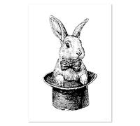 Azeeda A5 'Magic Rabbit' Wall Poster/Print (PP00335440)