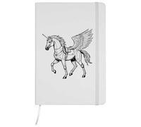Azeeda A5 'Mechanical Pegasus' White Hardcover Ruled Notebook (NB00089911)