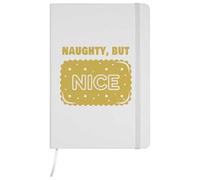 Azeeda A5 'Naughty But Nice Biscuit' White Hardcover Ruled Notebook (NB00093049)