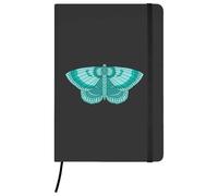 Azeeda A5 'Peace Moth' Black Hardcover Ruled Notebook (NB00096019)