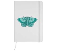 Azeeda A5 'Peace Moth' White Hardcover Ruled Notebook (NB00096018)