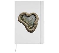 Azeeda A5 'Rocky Tide Pool' White Hardcover Ruled Notebook (NB00089385)