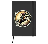 Azeeda A5 'Rodeo Cowboy' Black Hardcover Ruled Notebook (NB00090909)