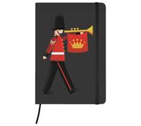 Azeeda A5 'Royal Marching Guardsman' Black Hardcover Ruled Notebook (NB00058017)