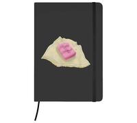 Azeeda A5 'Soap And Towel' Black Hardcover Ruled Notebook (NB00092001)