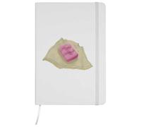 Azeeda A5 'Soap And Towel' White Hardcover Ruled Notebook (NB00092000)