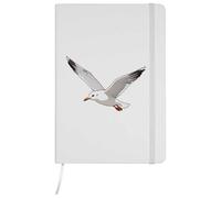 Azeeda A5 'Soaring Common Gull' White Hardcover Ruled Notebook (NB00089721)