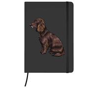Azeeda A5 'Sprocker Spaniel' Black Hardcover Ruled Notebook (NB00044054)
