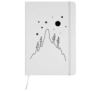 Azeeda A5 'Stars Above The Mountain' White Hardcover Ruled Notebook (NB00090726)