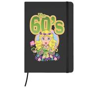 Azeeda A5 'The Sixties' Black Hardcover Ruled Notebook (NB00085700)