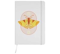 Azeeda A5 'The Sun Moth' White Hardcover Ruled Notebook (NB00096022)