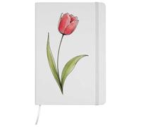 Azeeda A5 'The Tulip' White Hardcover Ruled Notebook (NB00096776)