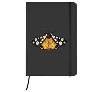 Azeeda A5 'Tiger Moth' Black Hardcover Ruled Notebook (NB00063675)