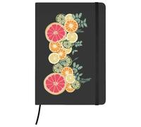 Azeeda A5 'Tutti Frutti' Black Hardcover Ruled Notebook (NB00082726)