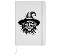 Azeeda A5 'Ugly Witch' White Hardcover Ruled Notebook (NB00087640)