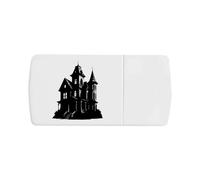 Azeeda 'Abandoned Haunted Victorian House' Pill Box with Tablet Splitter (PI00038555)