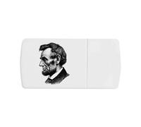 Azeeda 'Abraham Lincoln' Pill Box with Splitter (PI00044563)