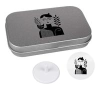 Azeeda 'Abstract Woman and Cat' Golf Markers Gift Set (GO00077189)