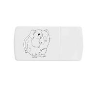 Azeeda 'Adorable Baby Guinea Pig' Pill Box with Tablet Splitter (PI00035638)