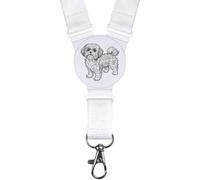 Azeeda 'Adorable Shih Tzu Dog Standing' Neck Strap/Lanyard (LY00045284)