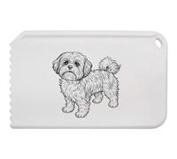 Azeeda 'Adorable Shih Tzu Dog Standing' Plastic Ice Scraper (IC00050513)