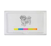 Azeeda 'Adorable Shih Tzu Dog Standing' Sticky Note Ruler Pad (ST00046184)