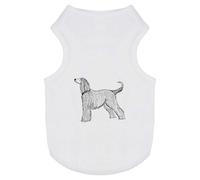 Azeeda 'Afghan Hound' Pet Dog/Cat T-Shirt, L (PT00100823)