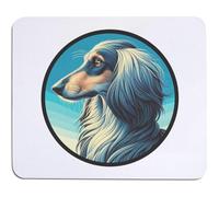 Azeeda 'Afghan Hound Portrait' Mouse Mat/Desk Pad (MO00040884)
