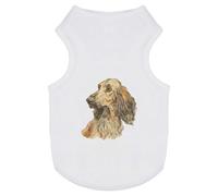 Azeeda 'Afghan Hound Portrait' Pet Dog/Cat T-Shirt, L (PT00172919)
