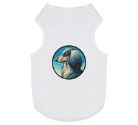 Azeeda 'Afghan Hound Portrait' Pet Dog/Cat T-Shirt, S (PT00166093)