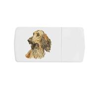 Azeeda 'Afghan Hound Portrait' Pill Box with Tablet Splitter (PI00039630)
