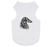 Azeeda 'Afghan Hound Side View' Pet Dog/Cat T-Shirt, M (PT00155850)