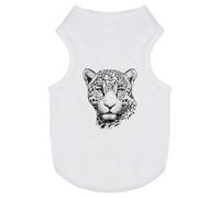 Azeeda 'African Leopard Portrait' Pet Dog/Cat T-Shirt, S (PT00161657)