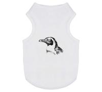 Azeeda 'African Penguin Portrait' Pet Dog/Cat T-Shirt, M (PT00183766)