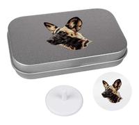 Azeeda 'African Wild Dog Side View' Golf Markers Gift Set (GO00078356)