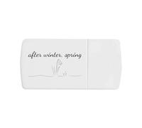 Azeeda 'After Winter, Spring' Pill Box with Tablet Splitter (PI00040148)