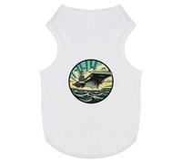 Azeeda 'Aircraft Carrier' Pet Dog/Cat T-Shirt, M (PT00181430)