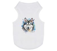 Azeeda 'Alaskan Malamute' Pet T-Shirt - White, M (PT00191022)