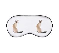 Azeeda 'Alert Siamese Cat' Sleep/Travel Eye Mask (EY00030620)