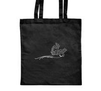 Azeeda 'Alexandrine parakeet' Classic Black Tote Shopper Bag (ZB00020381)