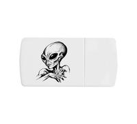 Azeeda 'Alien Portrait' Pill Box with Splitter (PI00045523)
