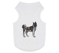 Azeeda 'American Akita' Pet Dog/Cat T-Shirt, L (PT00091171)