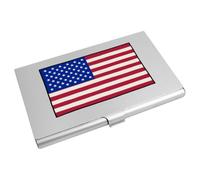 Azeeda 'American Flag' Business Card Holder/Credit Card Wallet (CH00057577)