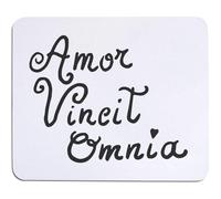 Azeeda 'Amor Vincit Omnia Text' Mouse Mat/Desk Pad (MO00041752)