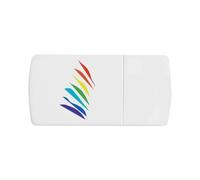 Azeeda 'an Unusual Rainbow' Pill Box with Splitter (PI00045757)